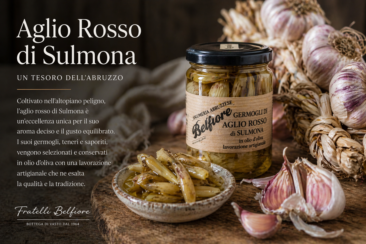 Aglio Rosso di Sulmona: storia, proprietà e perché è così speciale