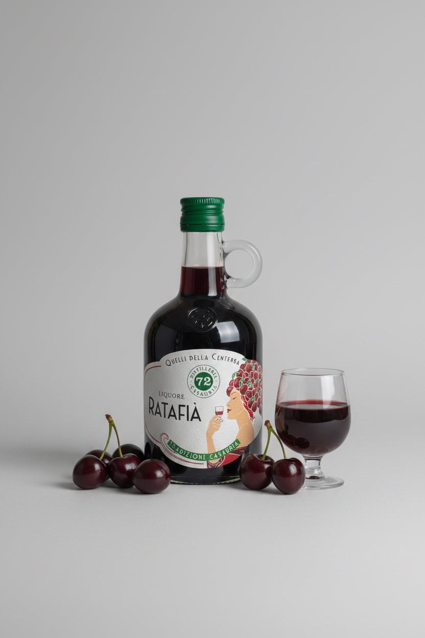 bottiglia di liquore ratafìa - abruzzo