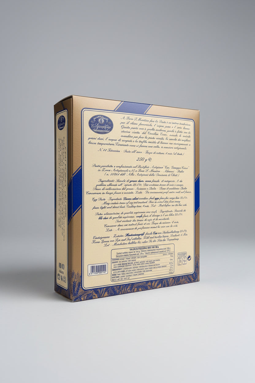 pacco pasta g. cocco fettuccine, valori nutrizionali