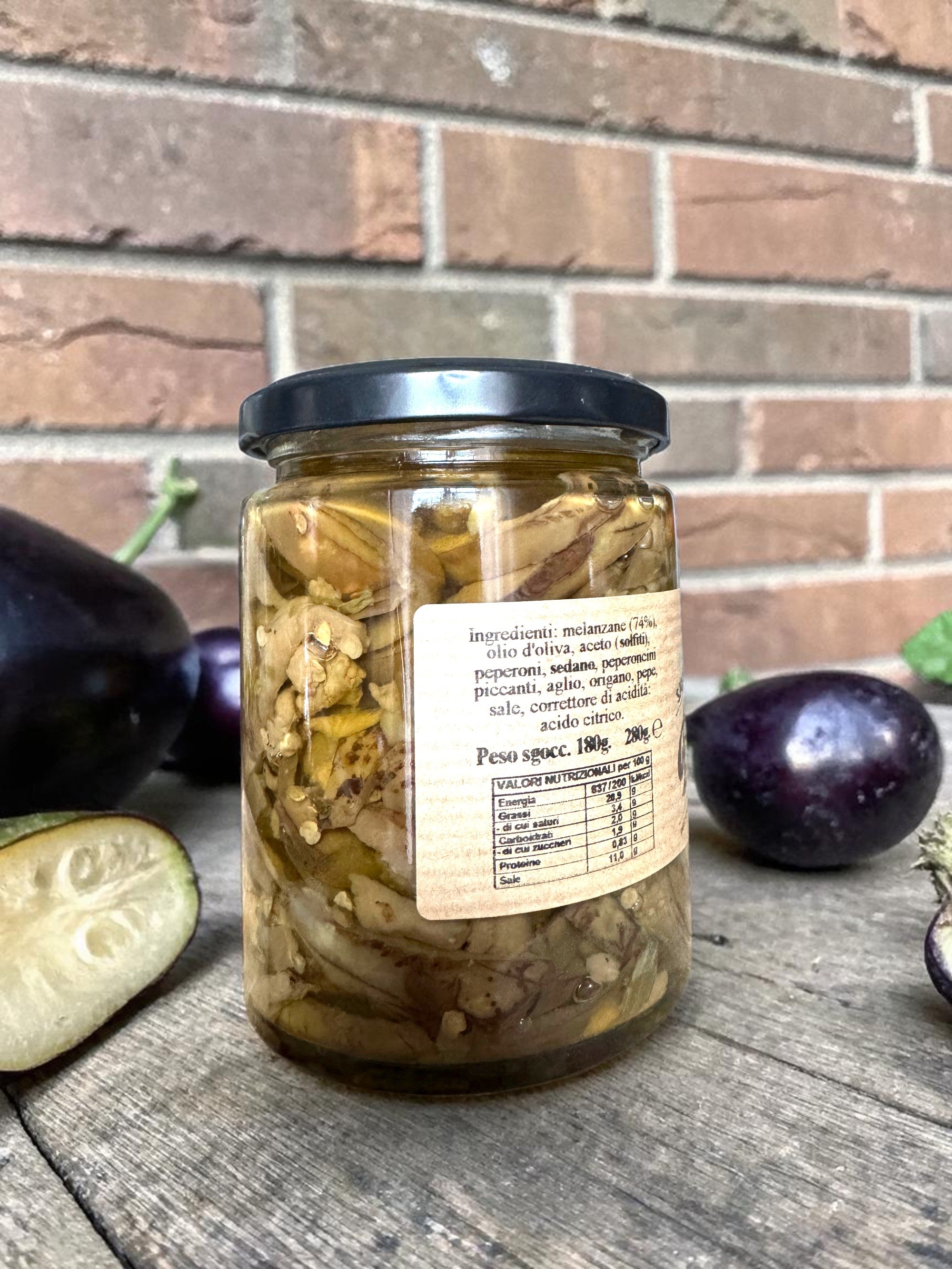 Aubergines in Olive Oil