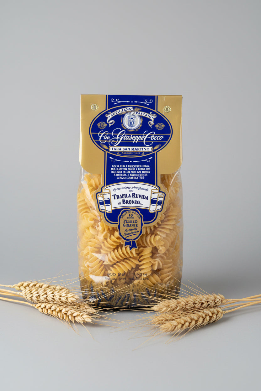 pacco di pasta giuseppe cocco trafila ruvida di bronzo - fusilloni