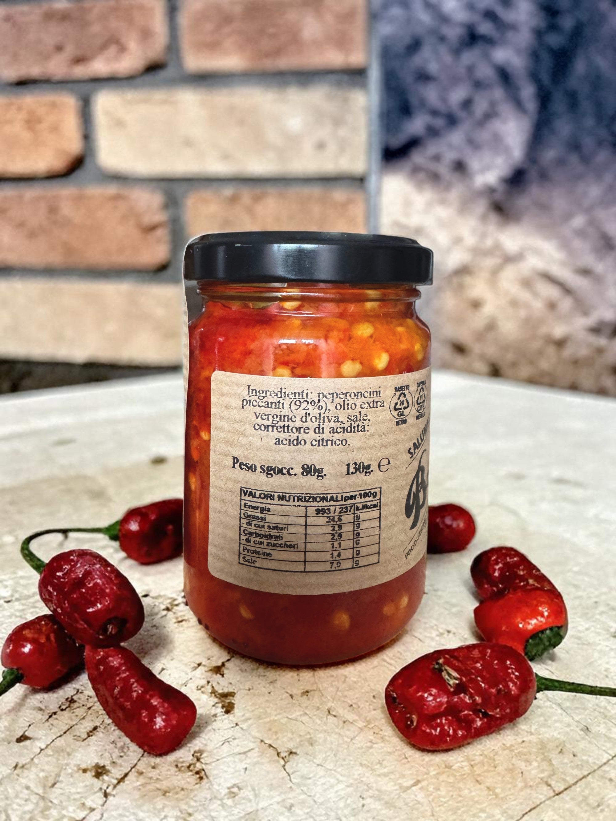 Hot Chili Peppers in EVO Oil